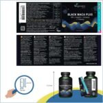 Vegavero Black Maca Root Complex 5000 mg | High Strength with L-Arginine, Panax Ginseng and Tribulus Terrestris | Pre Workout Supplement | Lab-Tested | NO Additives | Vegan - Image 3