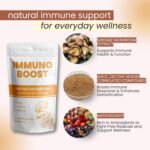 AHCC Supplement – Liver Detox & Immune Support – ImmunoBoost Shiitake Mushroom Extract 1000mg – Cholesterol & Gut Health – UK Made – 60 Capsules - Image 4
