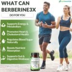 Berberine High Strength Supplement 5125mg | 90 Capsules One-Per-Day 3-Month Supply| 98% Pure Berberine HCL Capsules | Enhanced with Ceylon Cinnamon & Black Pepper | Zero Additives - Lab Tested - Image 5