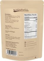 Heapwell Superfoods Lion's Mane Powder - 100 g/100+ Servings | Premium Grade, High Spectrum Lion's Mane Mushroom Supplement | Enhance Cognitive Support, Immune Boost & Mental Clarity | Natural Energy - Image 3