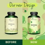 Vegavero Organic Moringa Oleifera Capsules 1800 mg | NO Additives | Pure Powder - Premium Quality | Lab-Tested & Non-GMO | Malunggay Supplement | 270 Capsules | Vegan - Image 3