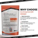 Co Enzyme Q10 300mg Heart & Brain Health Care | High Absorption Promo Pack | 30 Capsules - Image 4