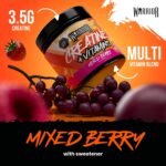 Warrior Creatine Monohydrate Powder + Multivitamin 360g (80 Servings) – Micronised Creatine Powder Supplement for Men & Women – Vitamin D, A, C, E, B Complex, Magnesium, Iron, Zinc – Mixed Berry - Image 5