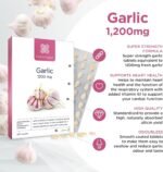 Healthspan Garlic 1,200mg (120 Tablets) | Supports Heart Health & The Respiratory System | Maintains Normal Cholesterol Levels | Added Vitamin B1 | Odour-Controlled & Easy to Swallow | Vegetarian - Image 3
