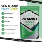 Nutrivolv Vitamin E 400IU - 90 Softgels | Antioxidant Supplement for Skin Support & Cell Protection | Helps Reduce Oxidative Stress, Promotes Healthy Skin & Immune Support - Image 4