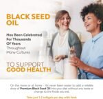 Black Seed Oil 120 Double Strength Capsules - Premium Cold Pressed Virgin Oil, High Strength Thymoquenine 3X% | 1000mg Softgels with Zero Additives (Non-GMO) Made in UK by Inner Vitality - Image 5