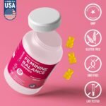 Pineapple Feminine Gummies – Probiotics for Women pH & Vaginal Probiotics Supplement – Vegan, Gluten-Free Womens Probiotic – 60 Gummies - Image 5