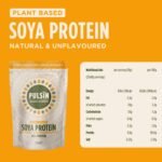 Pulsin - Unflavoured Vegan Soya Protein Powder - 250g - 9g Protein, 0.1g Carbs, 39 Kcals Per Serving - Gluten Free, Plant Based, Palm Oil Free & Dairy Free Protein - Image 4