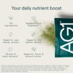 AG1 Greens Powder Supplement | Daily Nutrient Boost: Vitamins, Minerals, Gut-Friendly Bacteria, Gluten Free, Vegan and Keto Friendly | 70+ Ingredients by AG1 Athletic Green - Image 4
