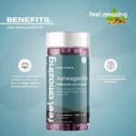 Feel Amazing High Dose 3000mg Ashwagandha Gummies - Supports Normal Psychological Function - Stress-Relieving - 60 Gummies - 1 Month Supply - Image 4