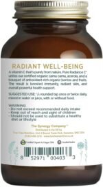 PURE SYNERGY Pure Radiance C | Organic Vitamin C Powder | 100% Natural, Whole Food, Non-GMO Supplement with Camu Camu Extract | for Immune and Collagen Support (90g Powder) - Image 3