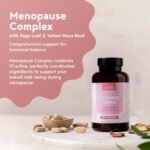 Menopause Complex | Support for Menopause & Perimenopause Symptoms | Supplements with Soy Isoflavones, Zinc & Vitamin B6 | Hormone Balance for Women | 60 Vegan Tablets | Alpha Foods - Image 3