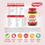 Chewwies Multivitamin Gummies | Sugar-Free Chewable Vitamin Gummies | Vegan & Vegetarian | Soft Raspberry Flavor | Halal & Gluten-Free | Essential Nutrients for Kids & Adults | Daily Health Support - Image 3