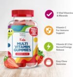 Kids Multivitamin 120 Gummies | Strawberry Flavour| Essentaial Vitamins & Minerals Including Vitamins A, C, B6, B12, D3 and E - Image 3