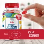 Kids Multivitamin 120 Gummies | Strawberry Flavour| Essentaial Vitamins & Minerals Including Vitamins A, C, B6, B12, D3 and E - Image 4