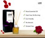 Premium Reeed Diffuser Rose Fragrance with Rose Extracts - Aromatherapy, Anti-Stress, Mood Enhancer - Image 4