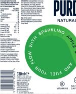 Purdey's Natural Energy Apple & Grape 330ml Can (Pack of 12) - Image 3