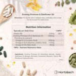 Evening Primrose and Starflower Oil Capsules 1000mg | with Vitamin B6 | 60 Softgels | Rich Source of Omega 6 GLA & 9 Oleic Fatty Acids | by Horbaach - Image 4