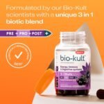 Bio-Kult 3in1 Gut Health Gummies for Teens | 2B CFU + Multivitamins | Blackcurrant Flavour | Ages 13+ | 30 Probiotic Gummies - Image 5