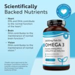 Nutravita Omega 3 Capsules High Strength 2000mg with 660mg EPA & 440mg DHA, 240 Softgel Omega 3 Fish Oil Capsules for 4 Months of Supply, Fish Oil Omega 3 Supplements - Image 3
