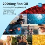 Nutravita Omega 3 Capsules High Strength 2000mg with 660mg EPA & 440mg DHA, 240 Softgel Omega 3 Fish Oil Capsules for 4 Months of Supply, Fish Oil Omega 3 Supplements - Image 4