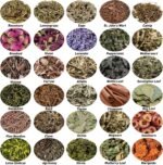 HNSHAG Witchcraft Spells Kit with 30 Pieces Herbs, Witchcraft Supplies, Bulk Dried Herb Flowers for Wiccan Rituals, Pagans, Natural Healing Herbs with Spoon, Bell, Set - Image 3
