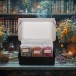 HNSHAG Witchcraft Spells Kit with 30 Pieces Herbs, Witchcraft Supplies, Bulk Dried Herb Flowers for Wiccan Rituals, Pagans, Natural Healing Herbs with Spoon, Bell, Set - Image 4
