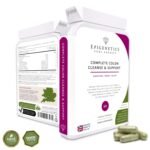 Complete Colon Cleanse & Support | All-in-one Gut Detox & Maintenance | Psyllium, Aloe Vera, Chlorella, Prebiotic + 7 Probiotics | 60 Vegan Capsules (1 Daily) - Image 6