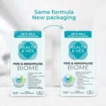 Health & Her Peri & Menopause Biome 50bn Live Cultures Supplements for Women - Ashwagandha, Magnesium, Zinc - 1 Month Supply, 60 Capsules - Phytoestrogen Free - Image 5