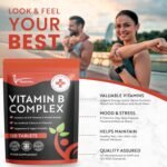 Vitamin B Complex 120 Vegan Tablets – Full Spectrum of B1, B2, B3, B5, B6, B12, Biotin & Folic Acid – Energy, Tiredness & Fatigue Support – UK Made Supplement GMP Certified - Image 4