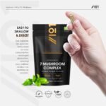 Organic Mushroom Complex 1575mg - 90 Capsules - Reishi, Cordyceps, Lion's Mane, White Fungus, Maitake, Shitake & Chaga (1 Month Supply) by Alpha01 - Image 5