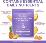 Feminine Balance Gummies, 60 Gummies Vegan Hawaiian Pineapple Flavor - Women’s Health PH Levels- Immune Support - Vegan & Gluten-Free - Image 4