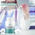 Vinco Nattokinase 120 Capsules - 4000 FU - 200mg - High Strength Japanese Natto - Supports Heart Health & Circulation - Non-GMO & Gluten Free - Made in The UK - Image 5