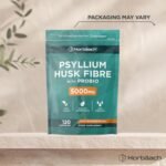 Psyllium Husk Capsules 5000mg with Acidophilus | Natural Soluble Fibre Supplement with ProBio | Plantago Ovata Seed Husk Extract | 120 Vegan Capsules | by Horbaach - Image 5