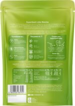 Naturya Energizing Matcha Superfood Latte Blend 250g - Creamy Vegan & Gluten-Free Matcha Green Tea with Coconut Milk, Reishi Mushroom, Live Bio Cultures & Seaweed (250g) - Image 3