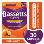 Bassetts Vitamins 12-18 Years Evening Primrose Oil Orange & Passion Fruit Flavour Multivitamins 30 Gummies - Image 3