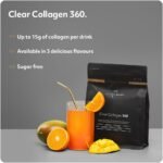 Protein Works - Clear Collagen 360, Powder Supplement, Type I & III Collagen Peptides, High Protein, Vitamin C, Zinc & Selenium, Joint & Bone Support, Natural & Unflavoured, 32 Servings, 480g - Image 3