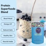 Matcha with Organic Vegan Protein Powder & Greens Super Foods Blend (30 Servings) 11 Plant-Based Organic Ingredients with Spirulina, Pea, Cacao, Flaxseed, Lucuma, Turmeric, Mushrooms by VeganIsUs - Image 5