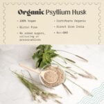 NaturaleBio Organic Psyllium Husk - 99% Purity - 200g. Pure & Natural Psyllium Seed Husks, Produced in India. High in Fibre, to be Mixed with Water, Beverages, & Juices, Vegetarian & Vegan. - Image 3