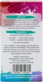 Kid's Rainbow Food | Organic Whole Food Multivitamin for Children | 100g Vegan Drink Powder | Ideal for Children | G&G Vitamins - Image 3