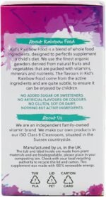 Kid's Rainbow Food | Organic Whole Food Multivitamin for Children | 100g Vegan Drink Powder | Ideal for Children | G&G Vitamins - Image 4