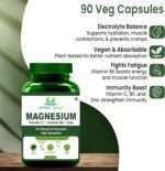 Herbal Magic Magnesium with Vitamin C, B6 & Zinc (90 Capsules) – Vegan Food Supplement for Immunity, Muscle Function & Energy Support - Image 6