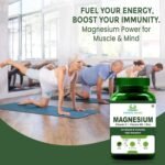 Herbal Magic Magnesium with Vitamin C, B6 & Zinc (90 Capsules) – Vegan Food Supplement for Immunity, Muscle Function & Energy Support - Image 7