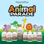 NaturesPlus Animal Parade Gold Liquid Multivitamin - Plant Based Kids' Vitamin and Mineral Complex, Natural Tropical Berry Flavour - Gluten Free, Vegetarian - 480ml - Image 6