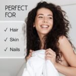 Biotin Hair Growth Tablets - Hair Skin and Nails Vitamins for Women & Men - 180 Biotin Tablets with Zinc 10000 mcg - High Strength Supplements - UK Made - Superior Absorption - Image 3