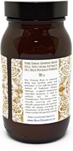 Na'vi Organics Panax Ginseng Root Extract Powder - Wild harvested, Full Spectrum Powder, 90 g - Image 3
