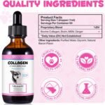 Collagen for Dogs – Herbal Liquid Supplement with Echinacea, Honeysuckle & Apple Cider Vinegar | Supports Normal Immune Function, Skin & Coat Condition, and Digestive Balance | 60ml - Image 6