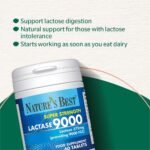 Nature's Best Super Strength Lactase Tablets 9000 FCC Enzyme Units - Max Strength Digestive Enzyme - UK Made - 60 Tablets (1 Month's Supply) - Image 3