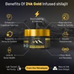 Pure Shilajit Resin 30g – Himalayan Shilajit with 24K Gold and Ashwagandha – Rich in Minerals and Fulvic Acid – Natural Support for Energy, Strength & Vitality – 60 Day Supply – Vegan - Image 4