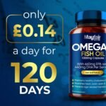 Omega 3 1000mg Capsules - 240 Fish Oil Tablets with 660mg EPA & 440mg DHA per Daily Serving - Supports Heart, Vision, & Brain Health - 4 Months Supply - Made in UK… - Image 3